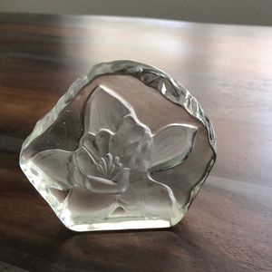 Vintage glass desk decoration